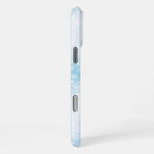 Snowflakes and lights on blue iPhone hoesje (Rechterkant)