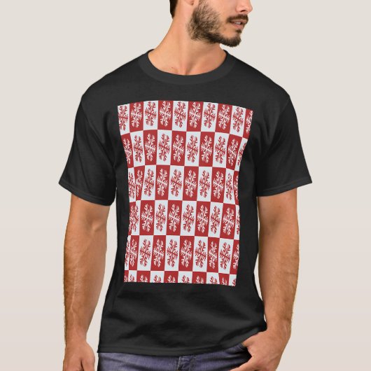 Snowflakes Art Pattern T-shirt (Voorkant)