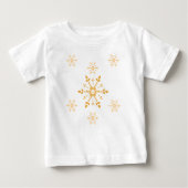 Snowflakes Baby Fine Jersey T-Shirt (Voorkant)