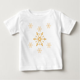 Snowflakes Baby Fine Jersey T-Shirt