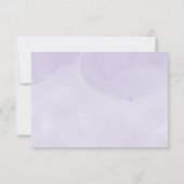 Snowflakes Baby shower Adviezen Kaart (Achterkant)