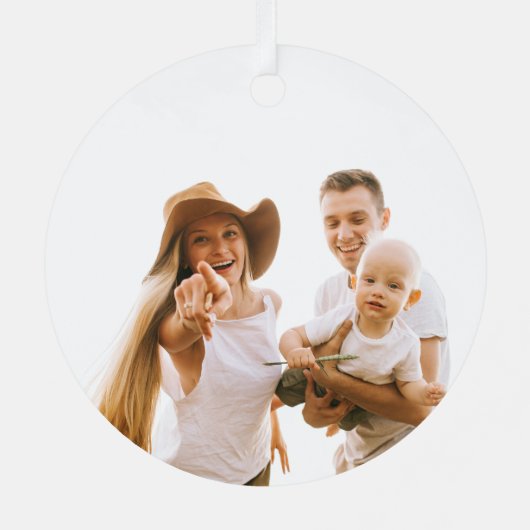 Snowflakes Baby's First Kerstscript Name Metalen Ornament (Achterkant)