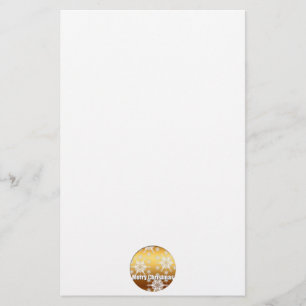 Snowflakes, bakkerij briefpapier