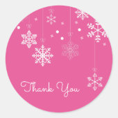 Snowflakes, bedankt Stickers (Voorkant)