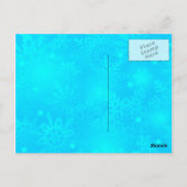 Snowflakes, bevroren briefkaart (Achterkant)
