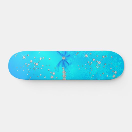 Snowflakes, bevroren persoonlijk skateboard (Horizontaal)
