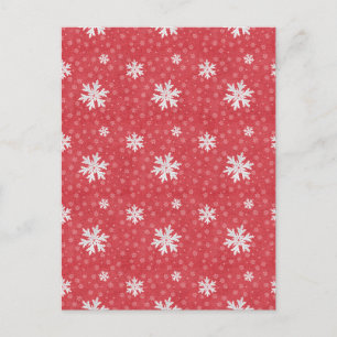 Snowflakes bij uitnodiging op kerstavond
