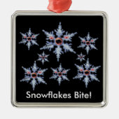 Snowflakes Bite Ornament (Voorkant)