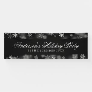 Snowflakes Black Spandoek