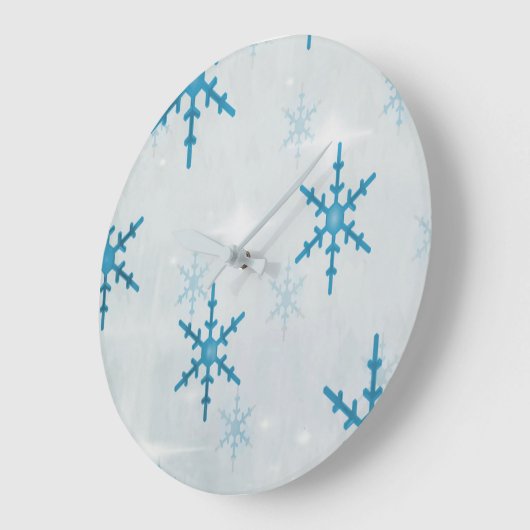 Snowflakes Bling Grote Klok (Hoek)