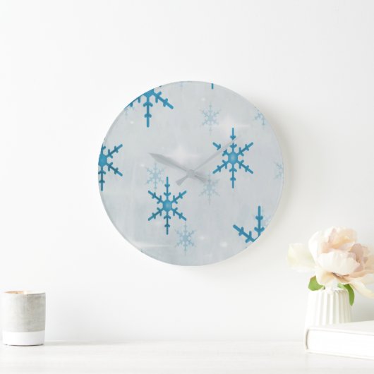 Snowflakes Bling Grote Klok (Huis)