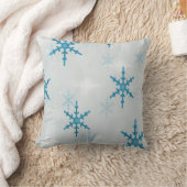 Snowflakes Bling Kerstmis gepersonaliseerd Kussen (Deken)