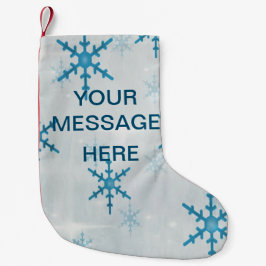 Snowflakes Bling Kleine Kerstsok