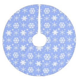 Snowflakes Blue Kerstboom Rok