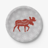 Snowflakes, Bord voor prettig kerstmis (Voorkant)