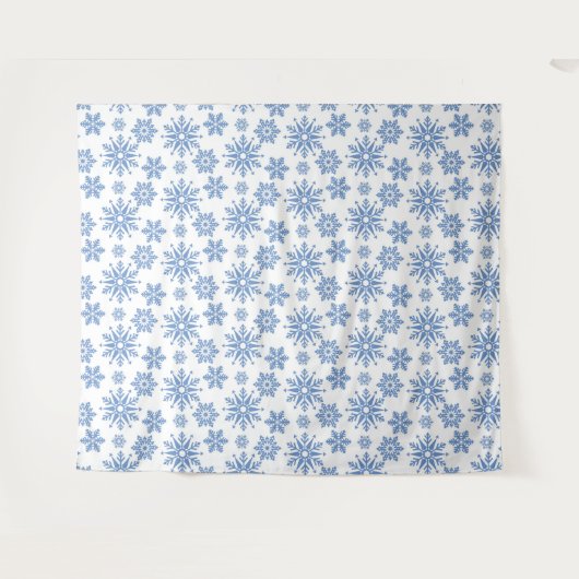 Snowflakes Bosbouw Wandkleed (Voorkant (horizontaal))