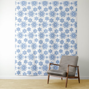 Snowflakes Bosbouw Wandkleed