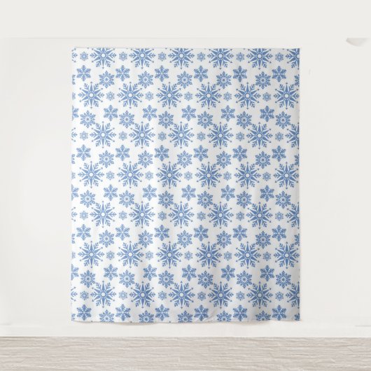 Snowflakes Bosbouw Wandkleed (Voorkant)