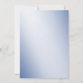 Snowflakes Bridal Shower Invitation 2 Kaart (Achterkant)