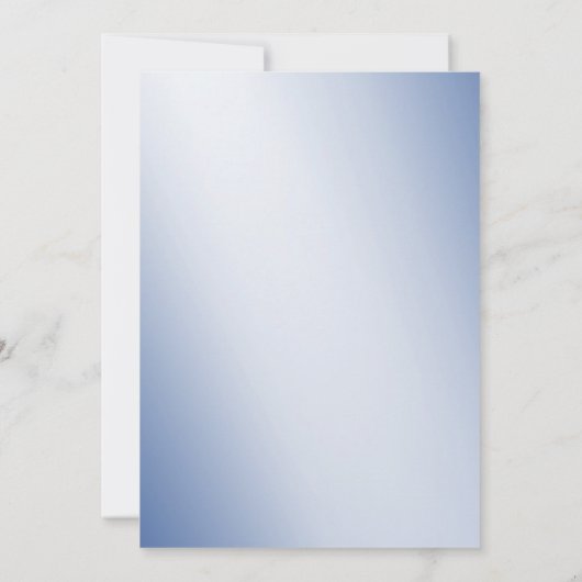 Snowflakes Bridal Shower Invitation 2 Kaart (Achterkant)