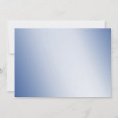 Snowflakes Bridal Shower Invitation 3 Kaart (Achterkant)