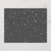 Snowflakes Budget Uitnodiging tot trouwceremonie. Flyer (Achterkant)