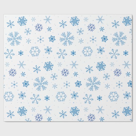 Snowflakes  cadeaupapier (Vlak)