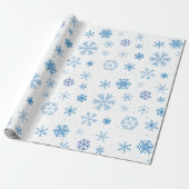 Snowflakes  cadeaupapier (Uitgerold)