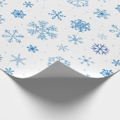 Snowflakes  cadeaupapier (Hoek)