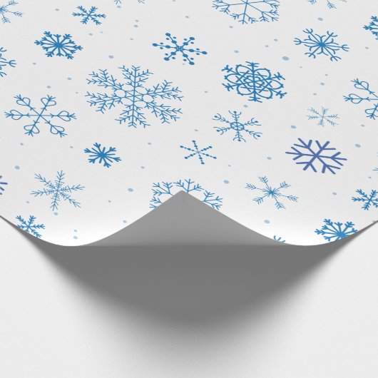 Snowflakes  cadeaupapier (Hoek)