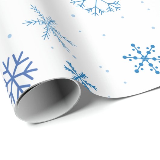 Snowflakes cadeaupapier (Rol Hoek)