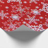 Snowflakes Cadeaupapier (Hoek)