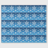 Snowflakes Cadeaupapier (Vlak)