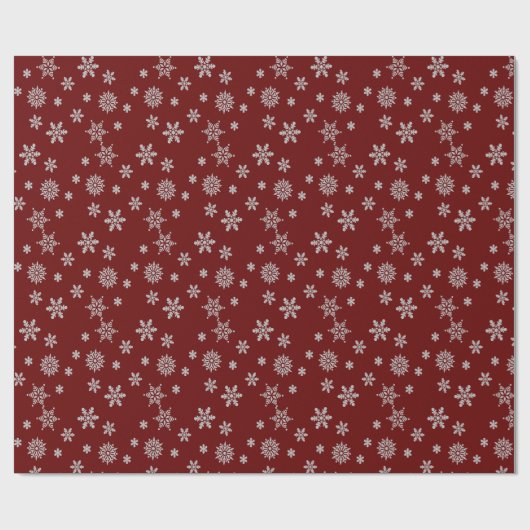 Snowflakes Cadeaupapier (Vlak)