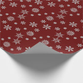Snowflakes Cadeaupapier (Hoek)