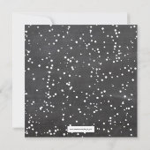 Snowflakes Cheers Chalkboard Holiday Party Uitnodi Kaart (Achterkant)