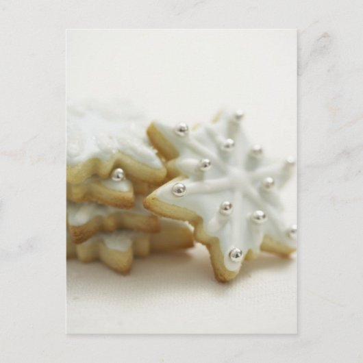 Snowflakes Cookies Briefkaart (Voorkant)