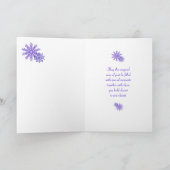Snowflakes Daughter Christmas Card Feestdagen Kaart (Binnen)