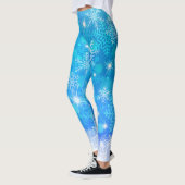 SNOWFLAKES DIE VAN SKY AAN GROND VALLEN LEGGINGS (Links)