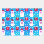 Snowflakes en cadeautjes voor kerstkerstmis - Wrap Inpakpapier Vel (Voorkant 3)