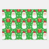 Snowflakes en cadeautjes voor kerstkerstmis - Wrap Inpakpapier Vel (Voorkant 2)