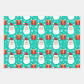 Snowflakes en cadeautjes voor kerstkerstmis - Wrap Inpakpapier Vel (Voorkant)