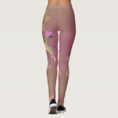 Snowflakes en rendieren leggings (Achterkant)