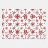 Snowflakes en snoepjes voor feestdagen inpakpapier vel (Voorkant)