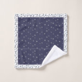 Snowflakes en Snowmen Bad Handdoek (Wasdoekje)