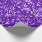 Snowflakes en spaarpjes naadloos patroon cadeaupapier (Hoek)
