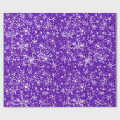 Snowflakes en spaarpjes naadloos patroon cadeaupapier (Vlak)