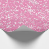 Snowflakes en spaarpjes naadloos patroon cadeaupapier (Hoek)