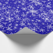 Snowflakes en spaarpjes naadloos patroon cadeaupapier (Hoek)