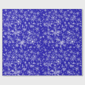 Snowflakes en spaarpjes naadloos patroon cadeaupapier (Vlak)